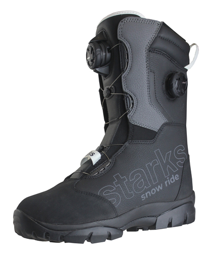 STARKS Снегоходная обувь AURUM Dual ATOP муж Черно-серый (42) pitbikemarket.ru