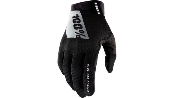 Мотоперчатки 100% Ridefit Glove (Black/White, L, 2022 (10010-00002)) pitbikemarket.ru