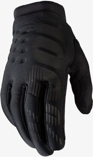 Мотоперчатки 100% Brisker Glove Black/Grey S (10016-057-10) pitbikemarket.ru