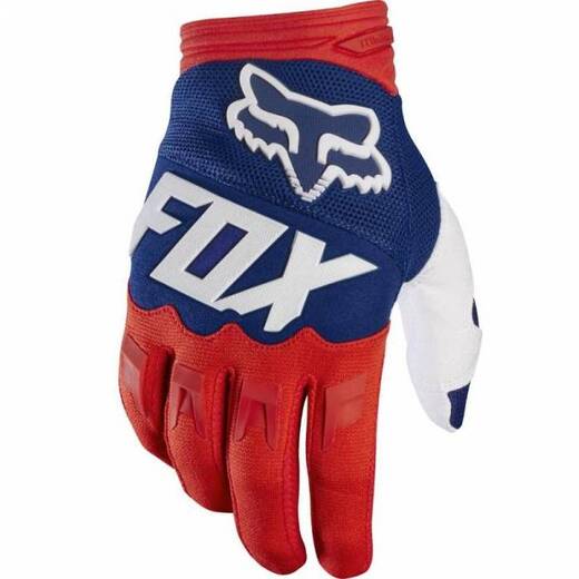 Перчатки Fox Dirtpow red/blue/white XL pitbikemarket.ru